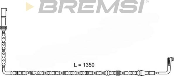 Bremsi WI0680 - Contact d'avertissement, usure des plaquettes de frein cwaw.fr