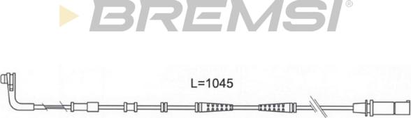 Bremsi WI0683 - Contact d'avertissement, usure des plaquettes de frein cwaw.fr