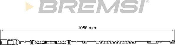 Bremsi WI0677 - Contact d'avertissement, usure des plaquettes de frein cwaw.fr