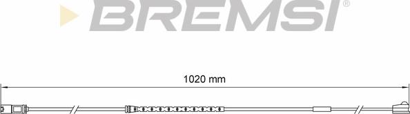 Bremsi WI0788 - Contact d'avertissement, usure des plaquettes de frein cwaw.fr