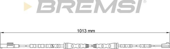 Bremsi WI0736 - Contact d'avertissement, usure des plaquettes de frein cwaw.fr