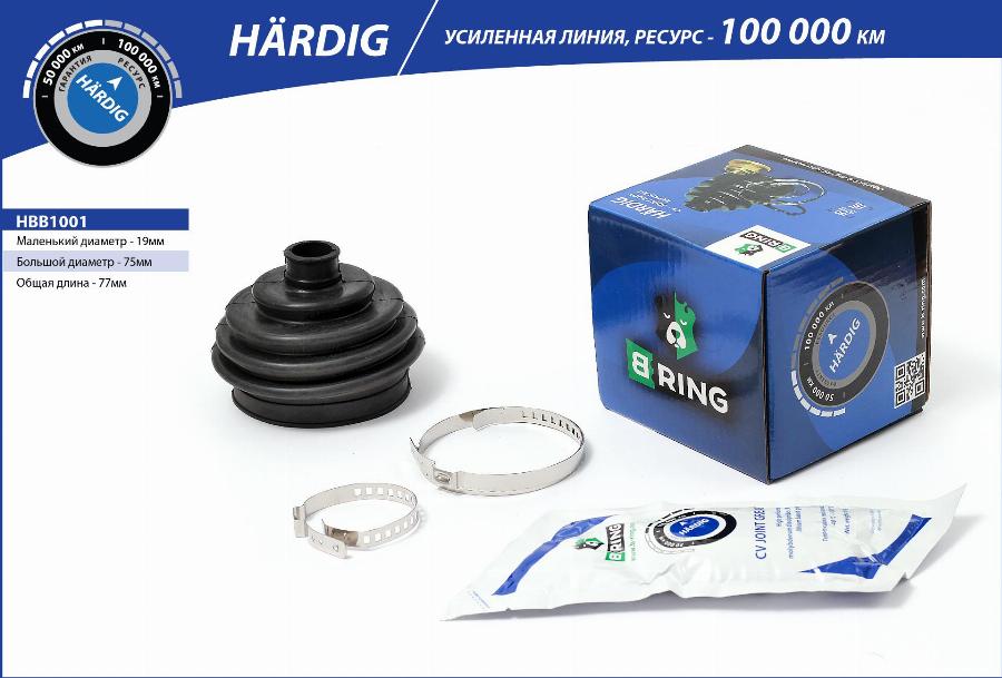 B-RING HBB1001 - Joint-soufflet, arbre de commande cwaw.fr