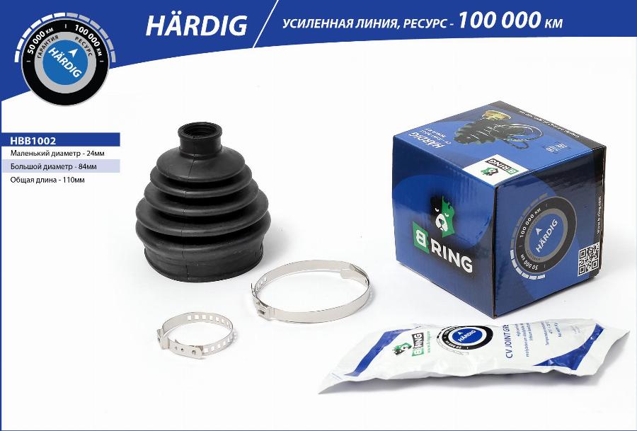 B-RING HBB1002 - Joint-soufflet, arbre de commande cwaw.fr