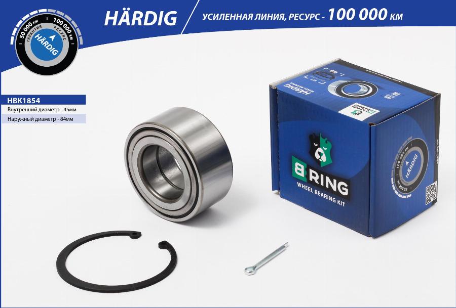 B-RING HBK1854 - Kit de roulements de roue cwaw.fr