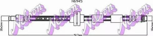 Brovex-Nelson H6945 - Flexible de frein cwaw.fr