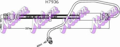 Brovex-Nelson H7936 - Flexible de frein cwaw.fr