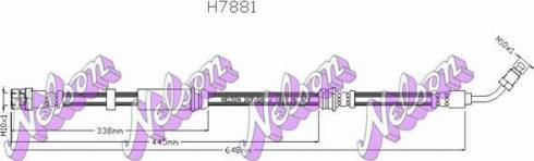 Brovex-Nelson H7881 - Flexible de frein cwaw.fr