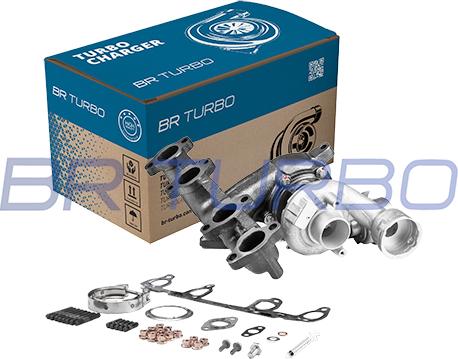 BR Turbo 54399880058RSM - Turbocompresseur, suralimentation cwaw.fr