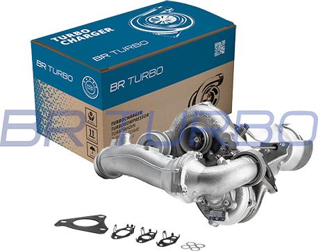 BR Turbo 10009880074RSBG - Turbocompresseur, suralimentation cwaw.fr