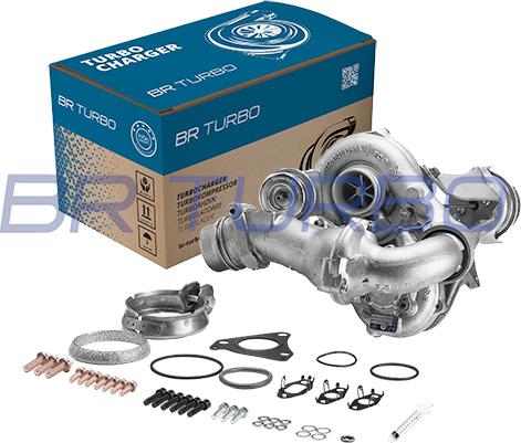 BR Turbo 10009880074RSM - Turbocompresseur, suralimentation cwaw.fr