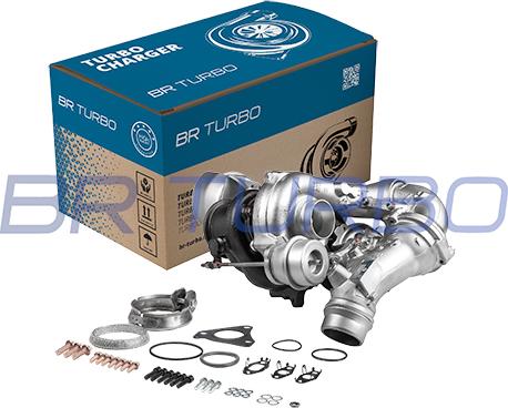 BR Turbo 10009880076RSM - Turbocompresseur, suralimentation cwaw.fr