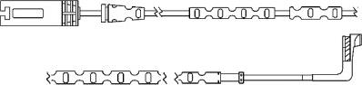 BSF 09049 - Contact d'avertissement, usure des plaquettes de frein cwaw.fr