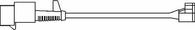 BSF 09061 - Contact d'avertissement, usure des plaquettes de frein cwaw.fr