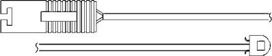 BSF 09009 - Contact d'avertissement, usure des plaquettes de frein cwaw.fr