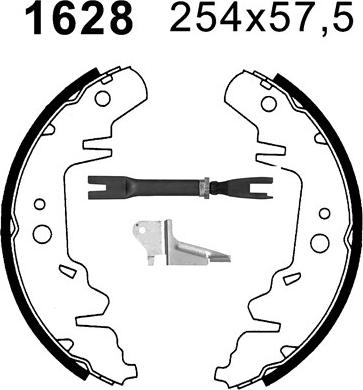 BSF 06472X - Jeu de mâchoires de frein cwaw.fr