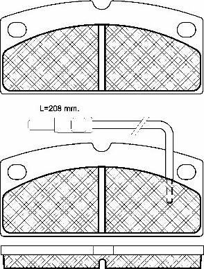 BSF 10993 - Kit de plaquettes de frein, frein à disque cwaw.fr