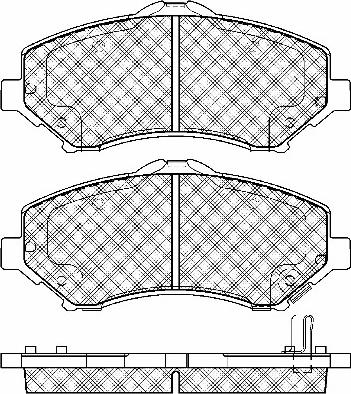 BSF 10992 - Kit de plaquettes de frein, frein à disque cwaw.fr