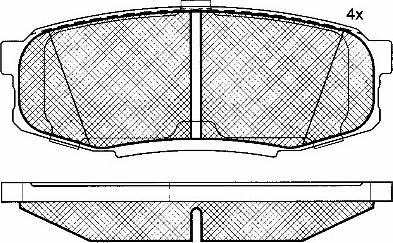 BSF 10947 - Kit de plaquettes de frein, frein à disque cwaw.fr