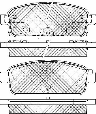 BSF 10959 - Kit de plaquettes de frein, frein à disque cwaw.fr