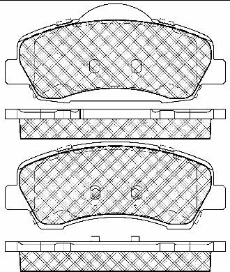 BSF 10969 - Kit de plaquettes de frein, frein à disque cwaw.fr