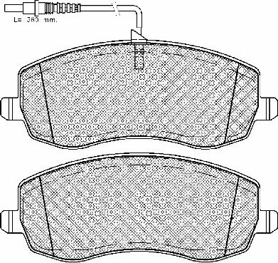 BSF 10968 - Kit de plaquettes de frein, frein à disque cwaw.fr