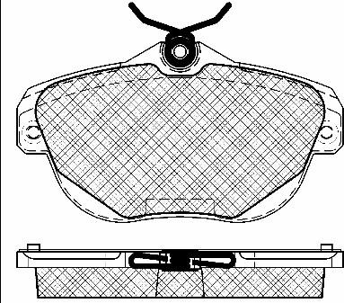 HELLA T1652 - Kit de plaquettes de frein, frein à disque cwaw.fr