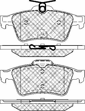 BSF 10985 - Kit de plaquettes de frein, frein à disque cwaw.fr