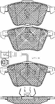 BSF 10988 - Kit de plaquettes de frein, frein à disque cwaw.fr