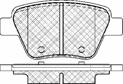 BSF 10987 - Kit de plaquettes de frein, frein à disque cwaw.fr