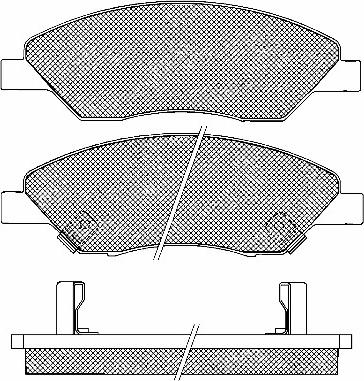 Protechnic PRP1356 - Kit de plaquettes de frein, frein à disque cwaw.fr