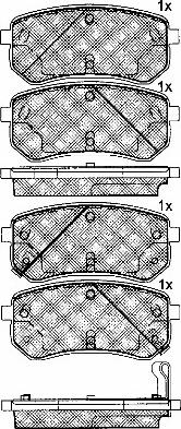 BSF 10920 - Kit de plaquettes de frein, frein à disque cwaw.fr