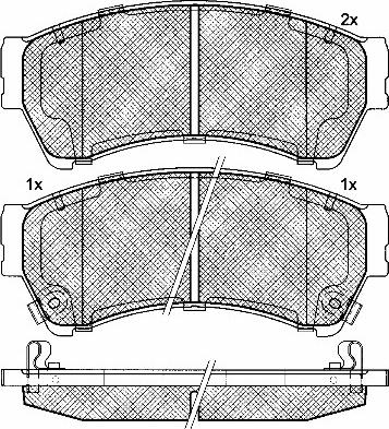 BSF 10928 - Kit de plaquettes de frein, frein à disque cwaw.fr