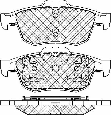 BSF 10978 - Kit de plaquettes de frein, frein à disque cwaw.fr