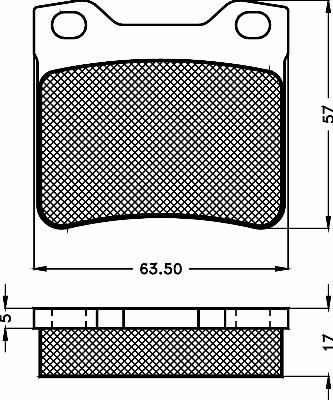 BSF 10494 - Kit de plaquettes de frein, frein à disque cwaw.fr