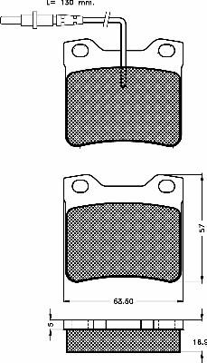 BSF 10495 - Kit de plaquettes de frein, frein à disque cwaw.fr