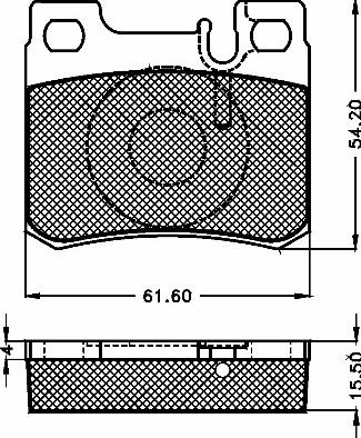 BSF 10463 - Kit de plaquettes de frein, frein à disque cwaw.fr