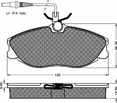 BSF 10414 - Kit de plaquettes de frein, frein à disque cwaw.fr