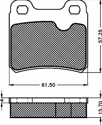 BSF 10486 - Kit de plaquettes de frein, frein à disque cwaw.fr