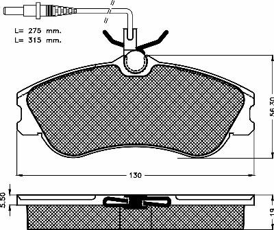 BSF 10426 - Kit de plaquettes de frein, frein à disque cwaw.fr