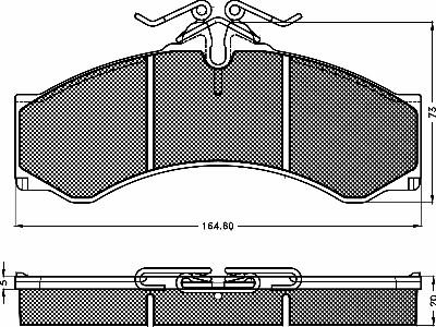 BSF 10420 - Kit de plaquettes de frein, frein à disque cwaw.fr