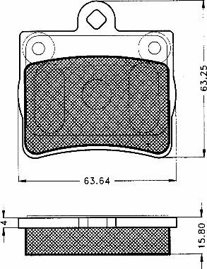 BSF 10563 - Kit de plaquettes de frein, frein à disque cwaw.fr