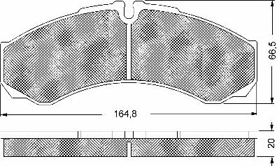 BSF 10582 - Kit de plaquettes de frein, frein à disque cwaw.fr