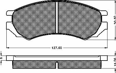 BSF 10524 - Kit de plaquettes de frein, frein à disque cwaw.fr