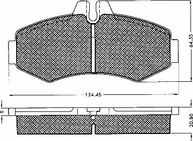 BSF 10572 - Kit de plaquettes de frein, frein à disque cwaw.fr