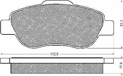 BSF 10699 - Kit de plaquettes de frein, frein à disque cwaw.fr