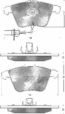 BSF 10690 - Kit de plaquettes de frein, frein à disque cwaw.fr