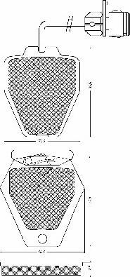 Protechnic PRP1782 - Kit de plaquettes de frein, frein à disque cwaw.fr