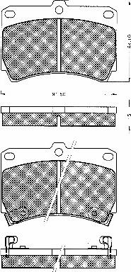 BSF 10609 - Kit de plaquettes de frein, frein à disque cwaw.fr