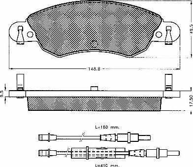 Magneti Marelli 363700209105 - Kit de plaquettes de frein, frein à disque cwaw.fr