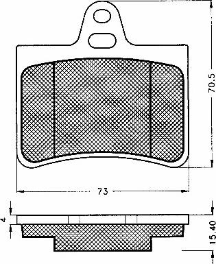 BSF 10607 - Kit de plaquettes de frein, frein à disque cwaw.fr